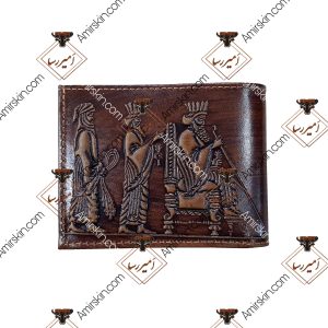 کیف پول چرم هخامنشی