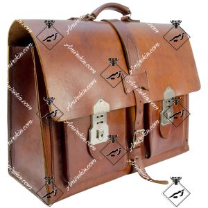 کیف چرم قفل دار بزرگ اداری