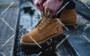 بستن بند بون چرم قهوه ای