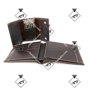 کیف پول چرم مشکی