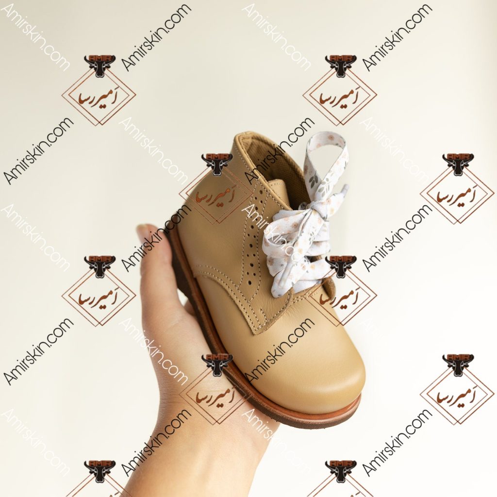 نیم بوت چرم زیبا
