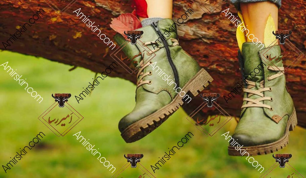 بوت چرم بچه گانه پسرانه 