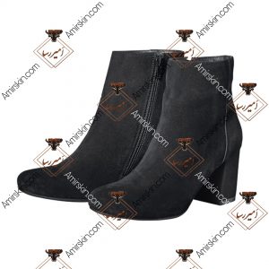 بوت زنانه مشکی چرم