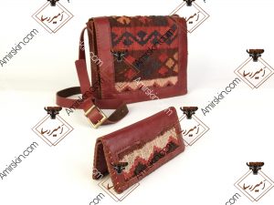 کیف و کیف پول گلیمی چرم 