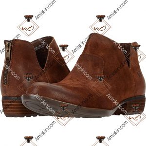 بوت چرم شرابی