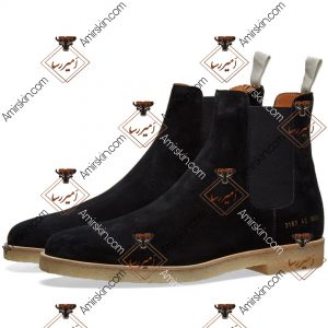 بوت چرم پاشنه دار