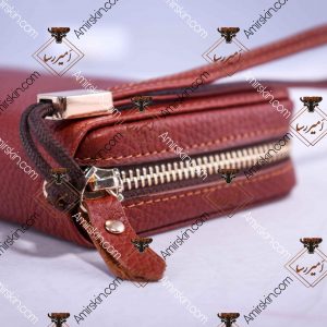 کیف پول چرم زیپ دار