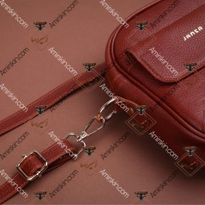 کیف چرم قهوه ای
