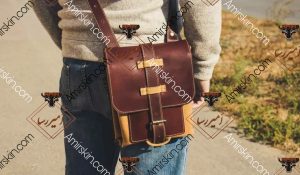 کیف چرم بندی زیبا