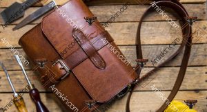 کیف چرم بند دار