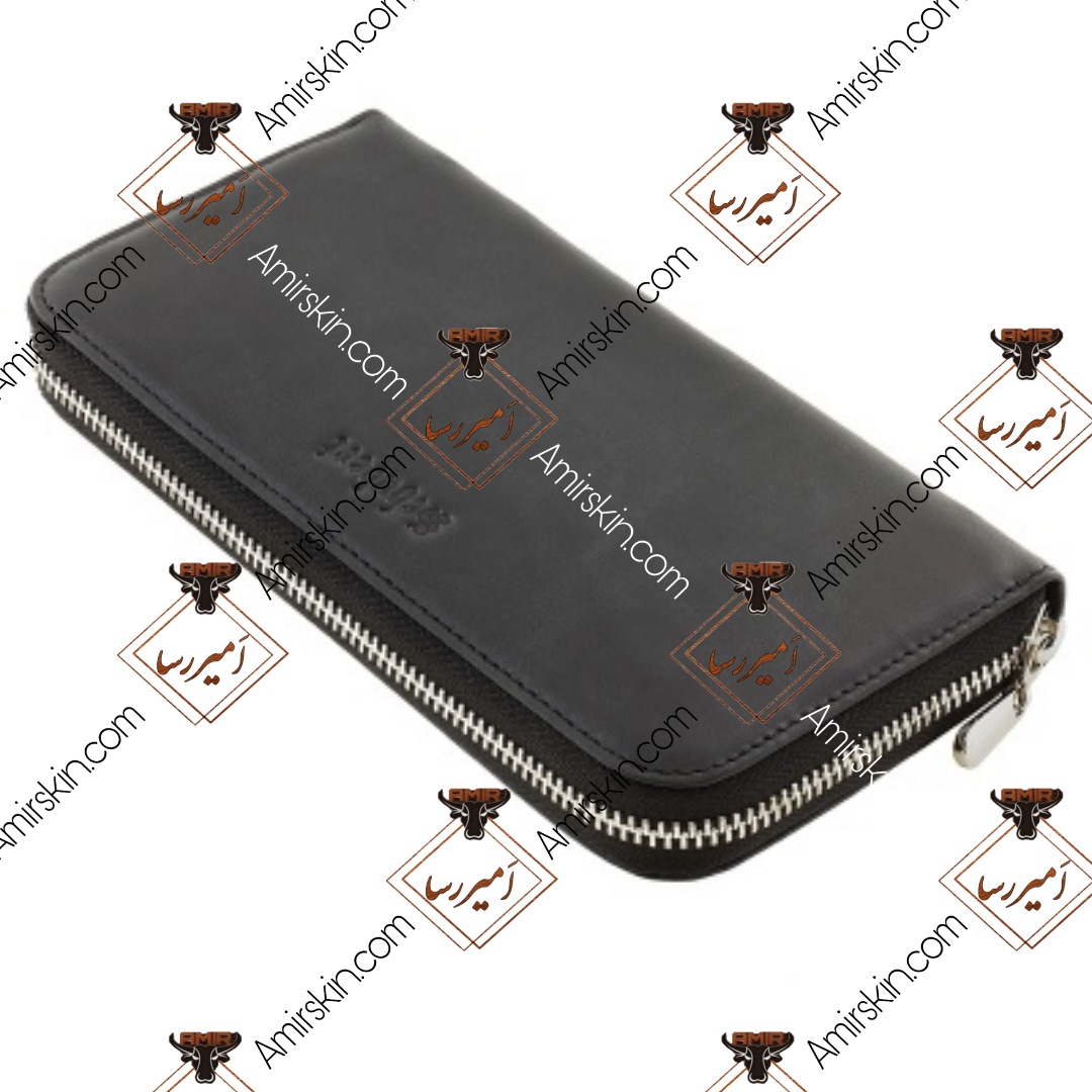 کیف پول چرم زیپ دار