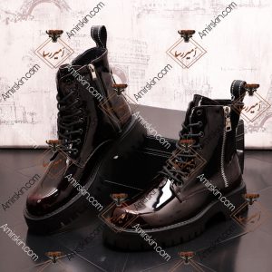 بوت چرم براق