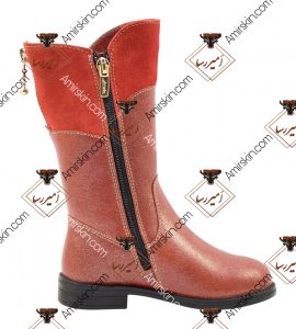 بوت چرم زیپ دار