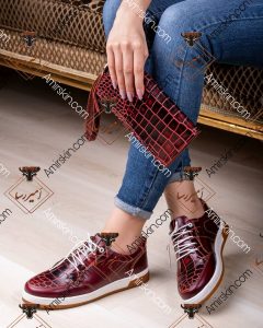ست کیف پول چرم و کفش