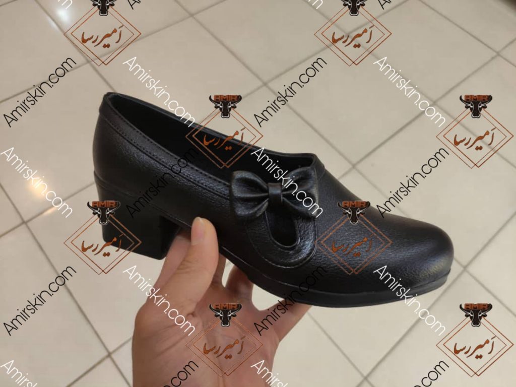 کفش چرم پاپیونی