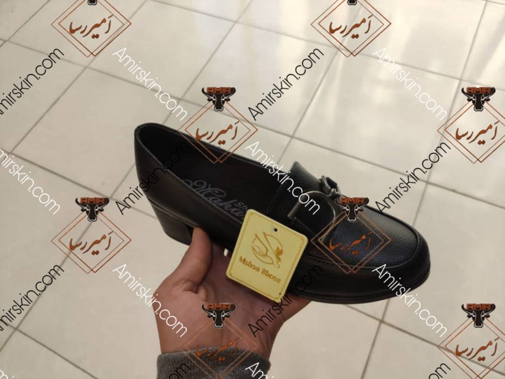 کفش چرم مشکی